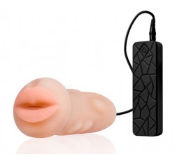 Sexy Shop Online I Trasgressivi - Masturbatore Bocca Vibrante - Realstuff Vibrating Masturbator Mouth - Dream Toys