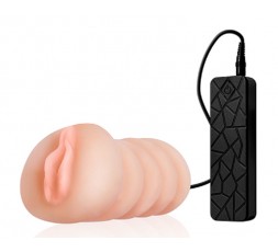 Sexy Shop Online I Trasgressivi - Masturbatore Vagina Vibrante - Realstuff Vibrating Masturbator Pussy 2.0 - Dream Toys
