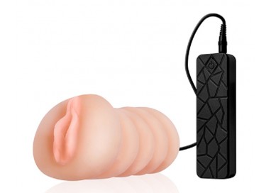Masturbatore Vagina Vibrante - Realstuff Vibrating Masturbator Pussy 2.0 - Dream Toys