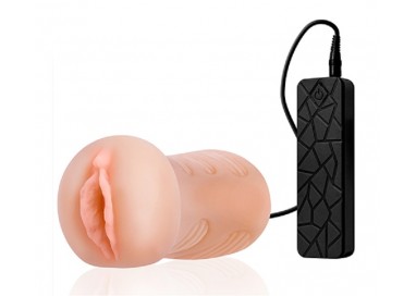 Masturbatore Vagina Vibrante - Realstuff Vibrating Masturbator Pussy 2.1 - Dream Toys