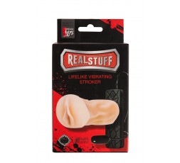 Sexy Shop Online I Trasgressivi - Masturbatore Vagina Vibrante - Realstuff Vibrating Masturbator Pussy 2.2 - Dream Toys