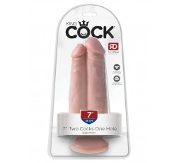 Sexy Shop Online I Trasgressivi - Fallo Doppio - Doppio Dildo King Cock 7 - Pipedream