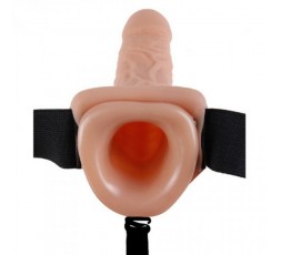 Sexy Shop Online I Trasgressivi - StrapOn Coppia - Hollow StrapOn With Balls Flesh Series 11 - Pipedream