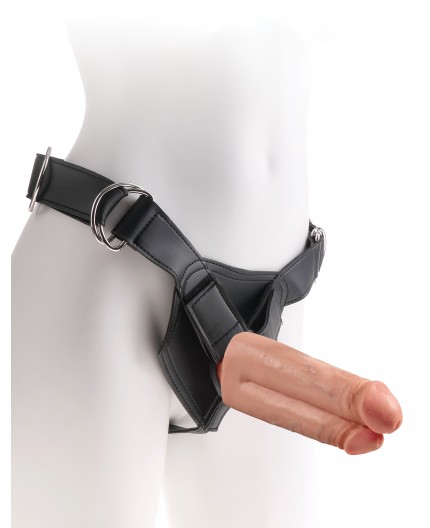 Sexy Shop Online I Trasgressivi - StrapOn Donna - Harness 7 Two Cocks One Hole Skin - Pipedream Sexy Shop Online I Trasgressivi - StrapOn Donna - Harness 7 Two Cocks One Hole Skin - Pipedream