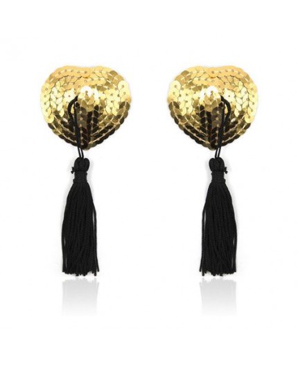 Sexy Shop Online I Trasgressivi - Accessori Vari - Copricapezzoli Cuore Heart Shine Nipples Tassels Oro - Toyz4Lovers Sexy Shop Online I Trasgressivi - Accessori Vari - Copricapezzoli Cuore Heart Shine Nipples Tassels Oro - Toyz4Lovers
