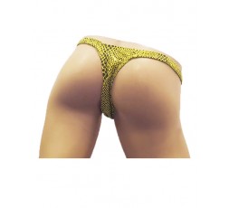 Sexy Shop Online I Trasgressivi - Slip Transgender By Ivete Pessoa - Slip Calcinha Giallo e Nero Pitonato - Ivete Pessoa