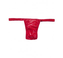 Sexy Shop Online I Trasgressivi - Slip Transgender By Ivete Pessoa - Calcinha Rosso Plastificato Brillante - Ivete Pessoa