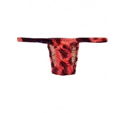 Sexy Shop Online I Trasgressivi - Slip Transgender By Ivete Pessoa - Slip Calcinha Maculato Rosso - Ivete Pessoa