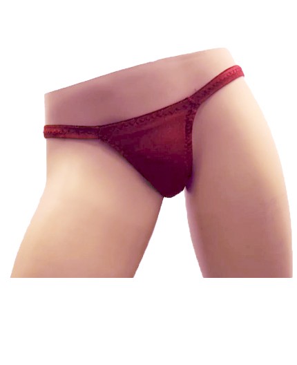 Sexy Shop Online I Trasgressivi - Slip Transgender By Ivete Pessoa - Calcinha Rosso Chiaro in Velluto - Ivete Pessoa Sexy Shop Online I Trasgressivi - Slip Transgender By Ivete Pessoa - Calcinha Rosso Chiaro in Velluto - Ivete Pessoa
