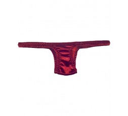 Sexy Shop Online I Trasgressivi - Slip Transgender By Ivete Pessoa - Calcinha Rosso Chiaro in Velluto - Ivete Pessoa