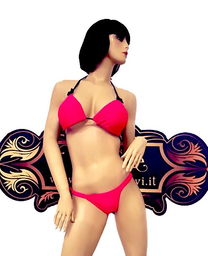 Sexy Shop Online I Trasgressivi - Bikini Transgender - Bikini Rosa con Fiocco Nero - Ivete Pessoa Sexy Shop Online I Trasgressivi - Bikini Transgender - Bikini Rosa con Fiocco Nero - Ivete Pessoa
