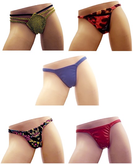 Sexy Shop Online I Trasgressivi - Slip Promo Moda Transgender - Promo Pack Slip N. 2 - Ivete Pessoa