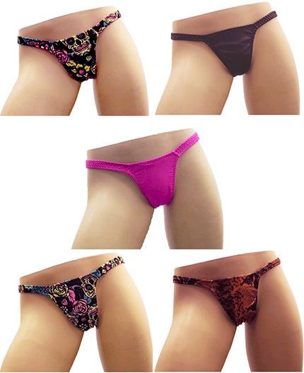 Sexy Shop Online I Trasgressivi - Slip Promo Moda Transgender - Promo Pack Slip N. 4 - Ivete Pessoa