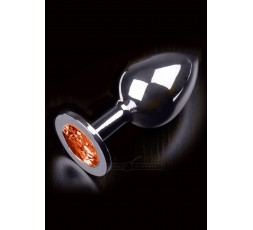 Sexy Shop Online I Trasgressivi - Plug Anale In Metallo - Jewellery in Silver Large Orange - Dolce Piccante