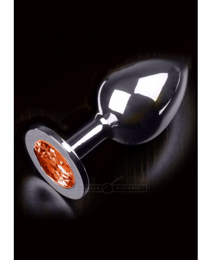 Sexy Shop Online I Trasgressivi - Plug e Dildo Anale In Metallo - Jewellery in Silver Large Orange - Dolce Piccante Sexy Shop Online I Trasgressivi - Plug e Dildo Anale In Metallo - Jewellery in Silver Large Orange - Dolce Piccante