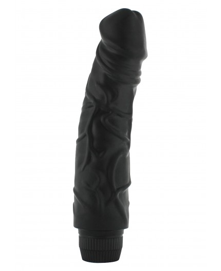 sexy shop online i trasgressivi Fallo Vibrante - Pleasures Vibrator 22 cm Black - Seven Creations