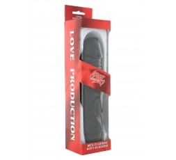 sexy shop online i trasgressivi Fallo Vibrante - Pleasures Vibrator 22 cm Black - Seven Creations