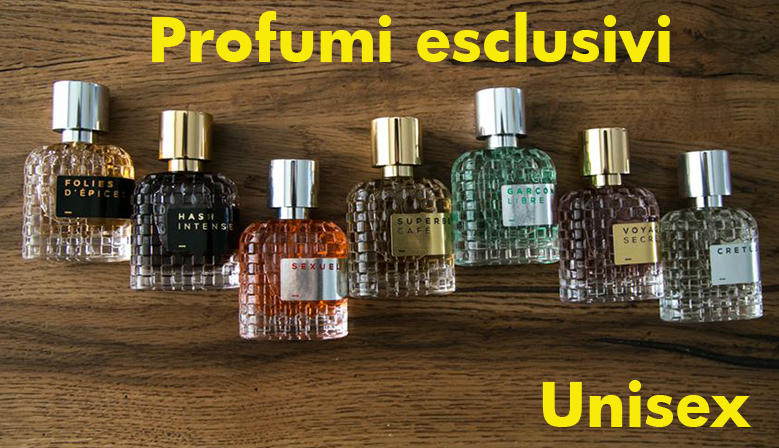 Profumi esclusivi unisex